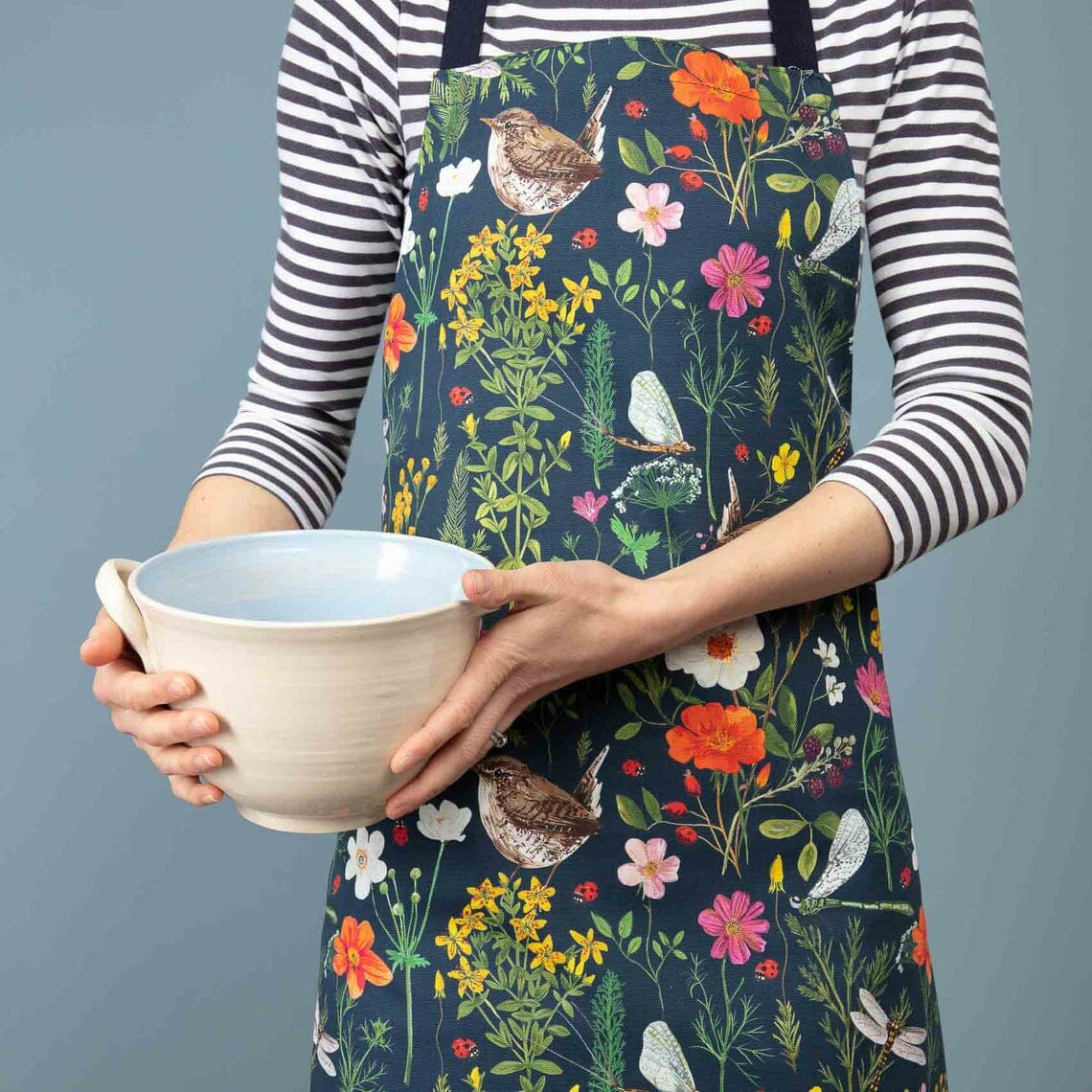 Floral and Bird Colourful Baking Apron