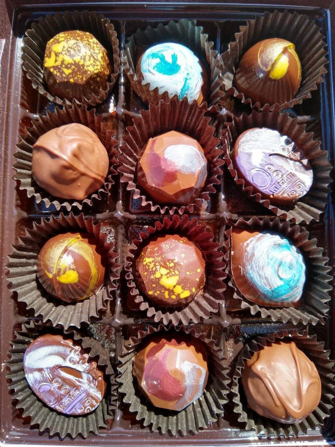 Spring Chocolate Truffle Gift Box by M2 Confections